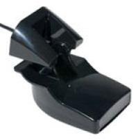 Transducer Plastic Transom Mount [Depth, Temperature, Dual Frequency, 6-pin] - 010-10272-00 - Garmin